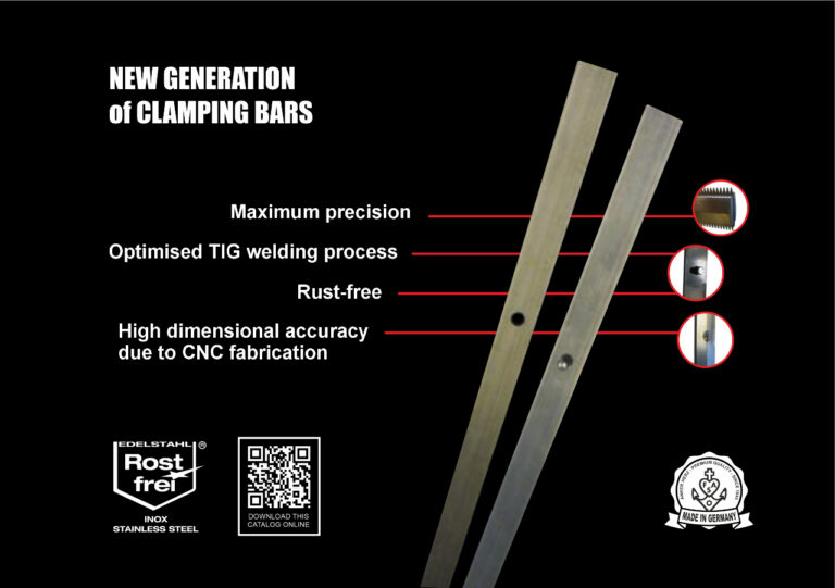 New generation of Clamping bars
